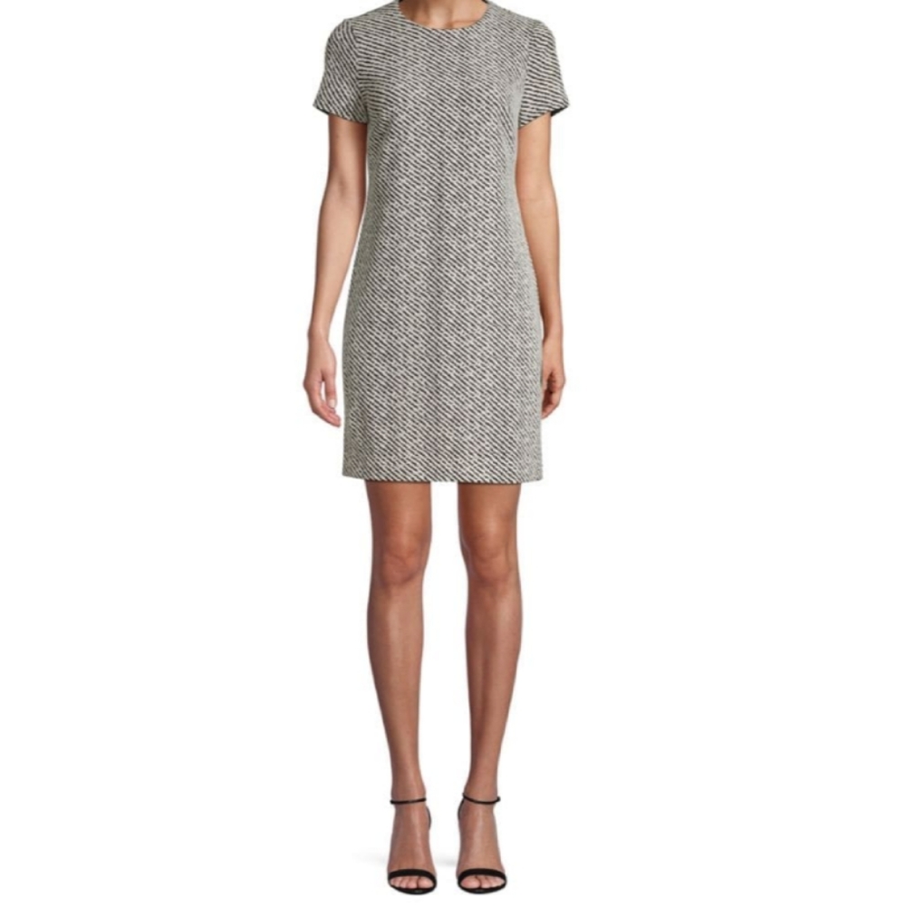 Calvin Klein Tweed dress with short sleeves